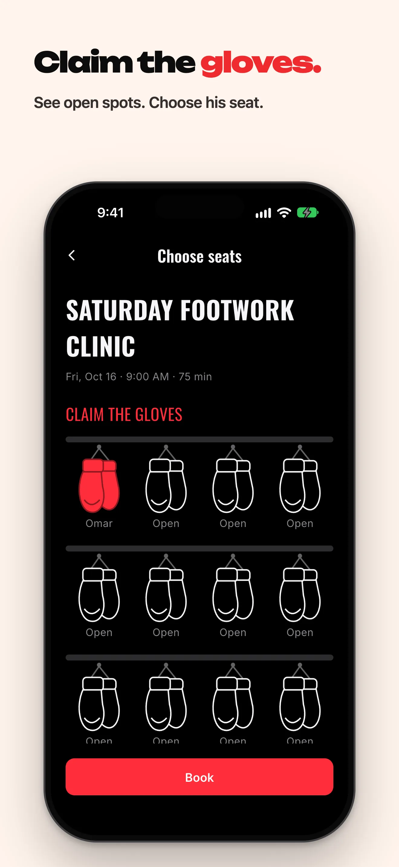 Claim the gloves.